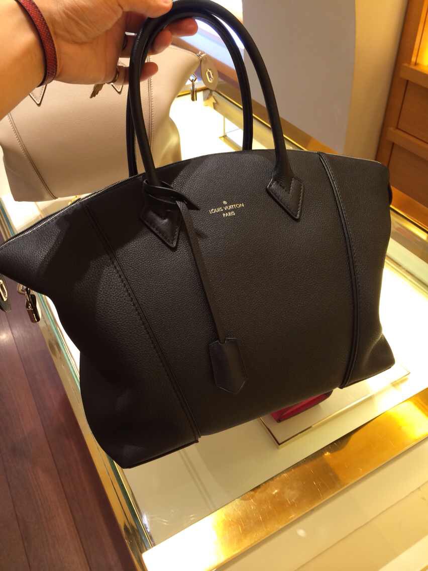 Real Louis Vuitton Lockit Bag M94592 Black